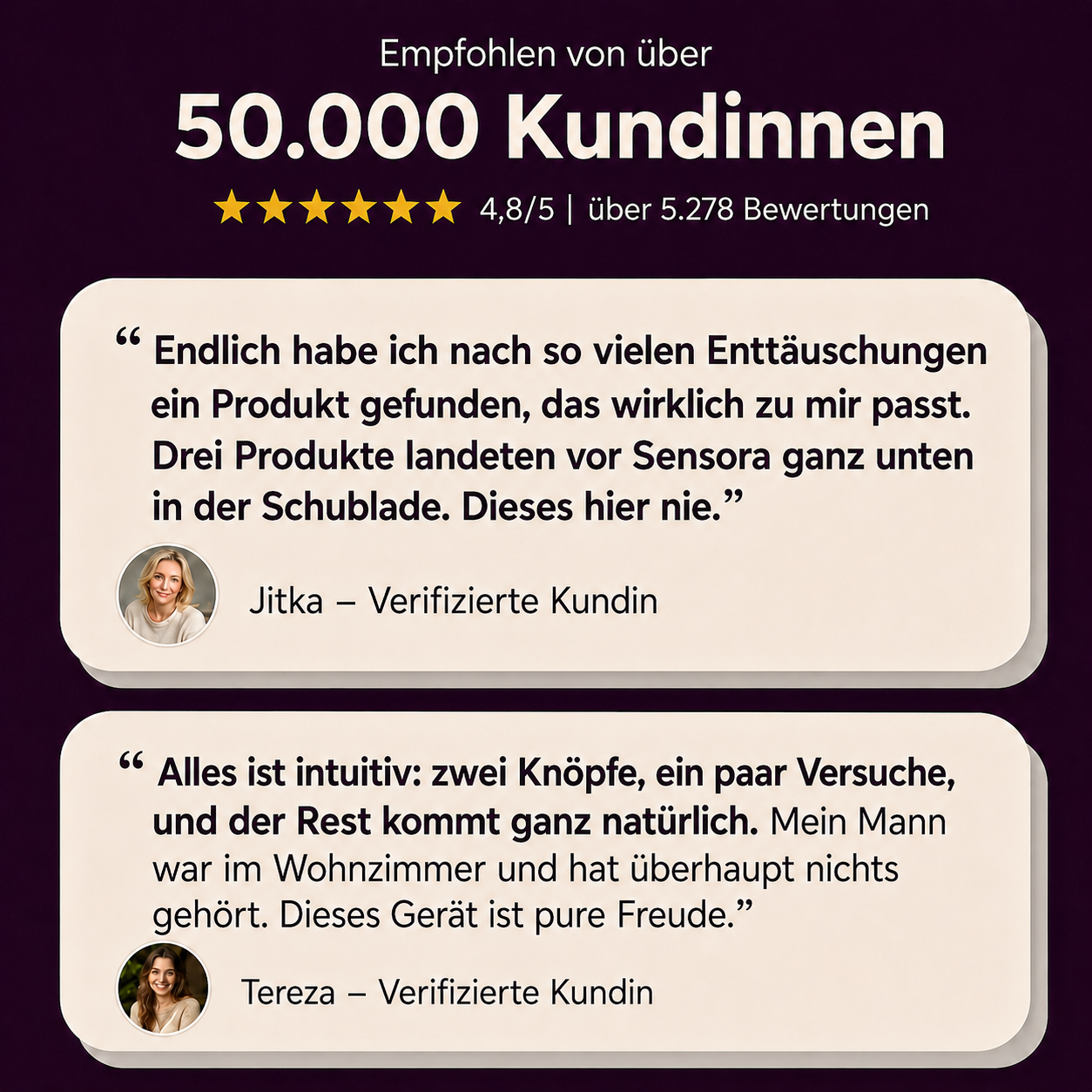 Elvira Sensora – mit TripleWave™-Technologie