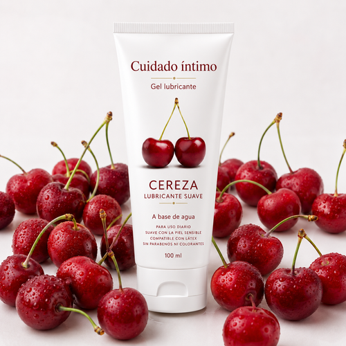 Lubricante de cereza a base de agua (100 ml)